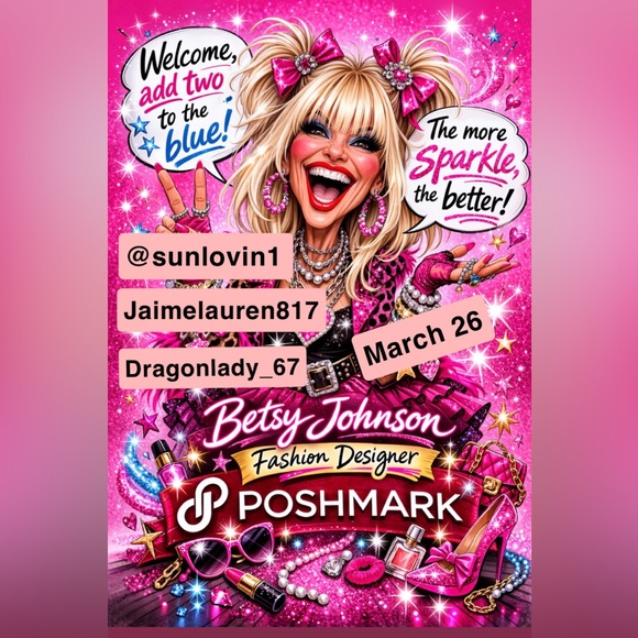 Betsey Johnson Handbags - Betsey Johnson share show flyer January 22, 2026